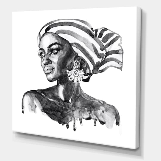 Designart - Portrait of African American Woman XII